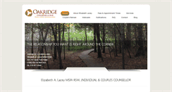 Desktop Screenshot of oakridgecounselling.com